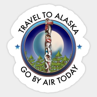 Travel To Alaska Sticker